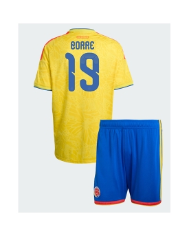 Billige Fotballdrakt Colombia Rafael Santos Borre #19 Replika Hjemmedraktsett Barn VM 2026 Kortermet (med bukser)
